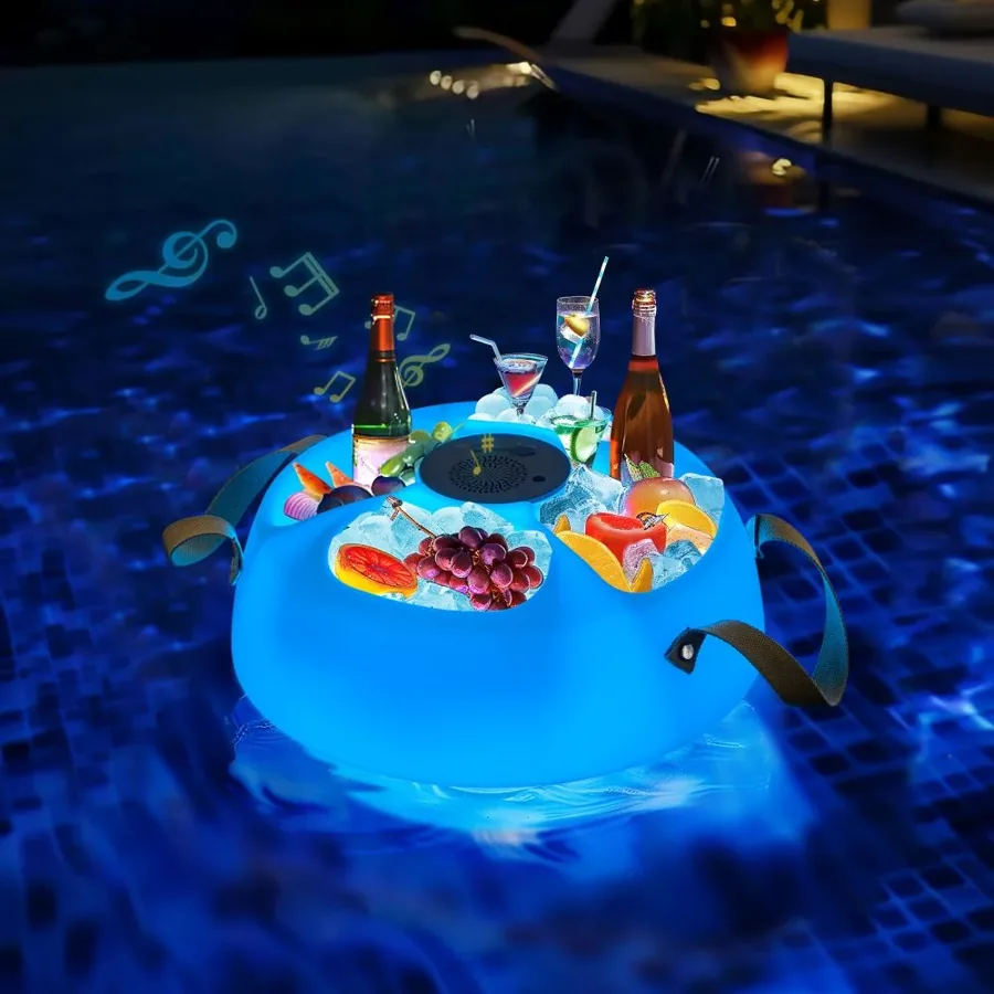 Floating insulated drink caddy
